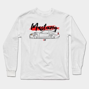 Muscle New Edge Stang Racing Long Sleeve T-Shirt